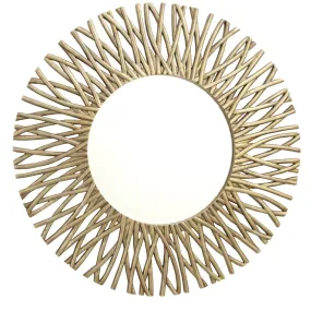 Corran antique brass mirror
